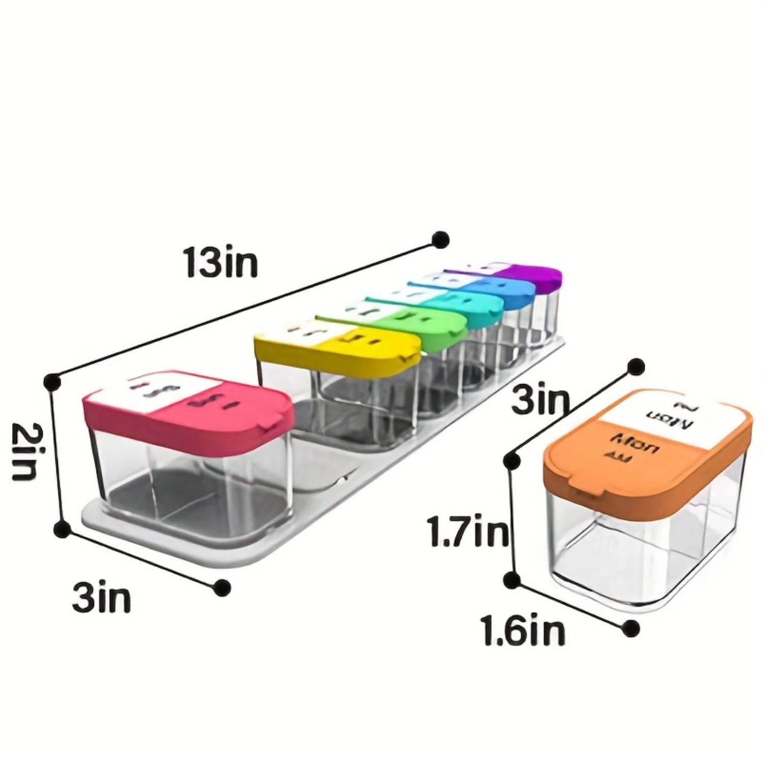 Smart XL Pill Organizer  Keep Track of Your Medication with Daviky's 7-Day AM/PM Pill Cases