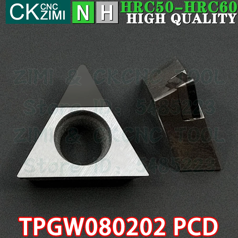 TPGW080202 PCD TPGW 080202 PCD Insertos PCD Insertos de diamante para torneamento Ferramentas TPGW TPGW080202 PCD TPGT 0802 PCD CNC mecânica Ferramentas de corte de metal para cobre alumínio