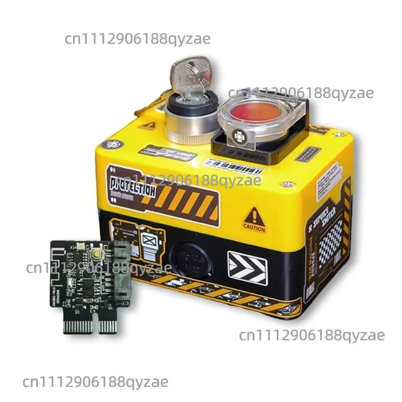 Wireless Remote Control Power on/Off Button - Desktop Computer Mainframe External Major Decision-Making Dual Switch