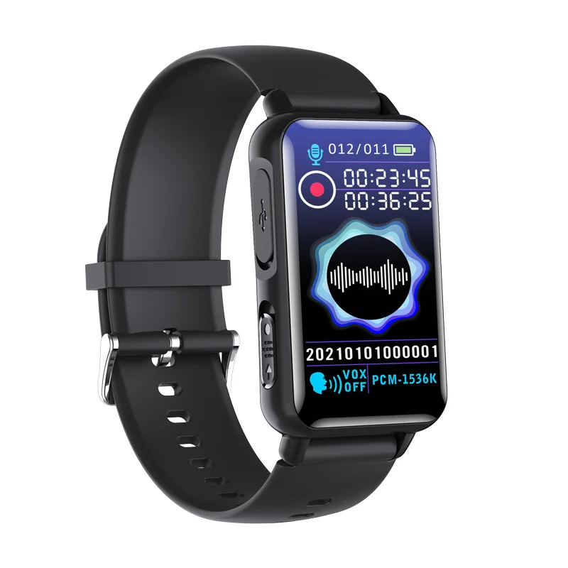 S18A مسجل صوت ذكي محمول AI ذكي في الوقت الحقيقي نسخ ترجمة محادثة تسجيل سوار ساعة #5