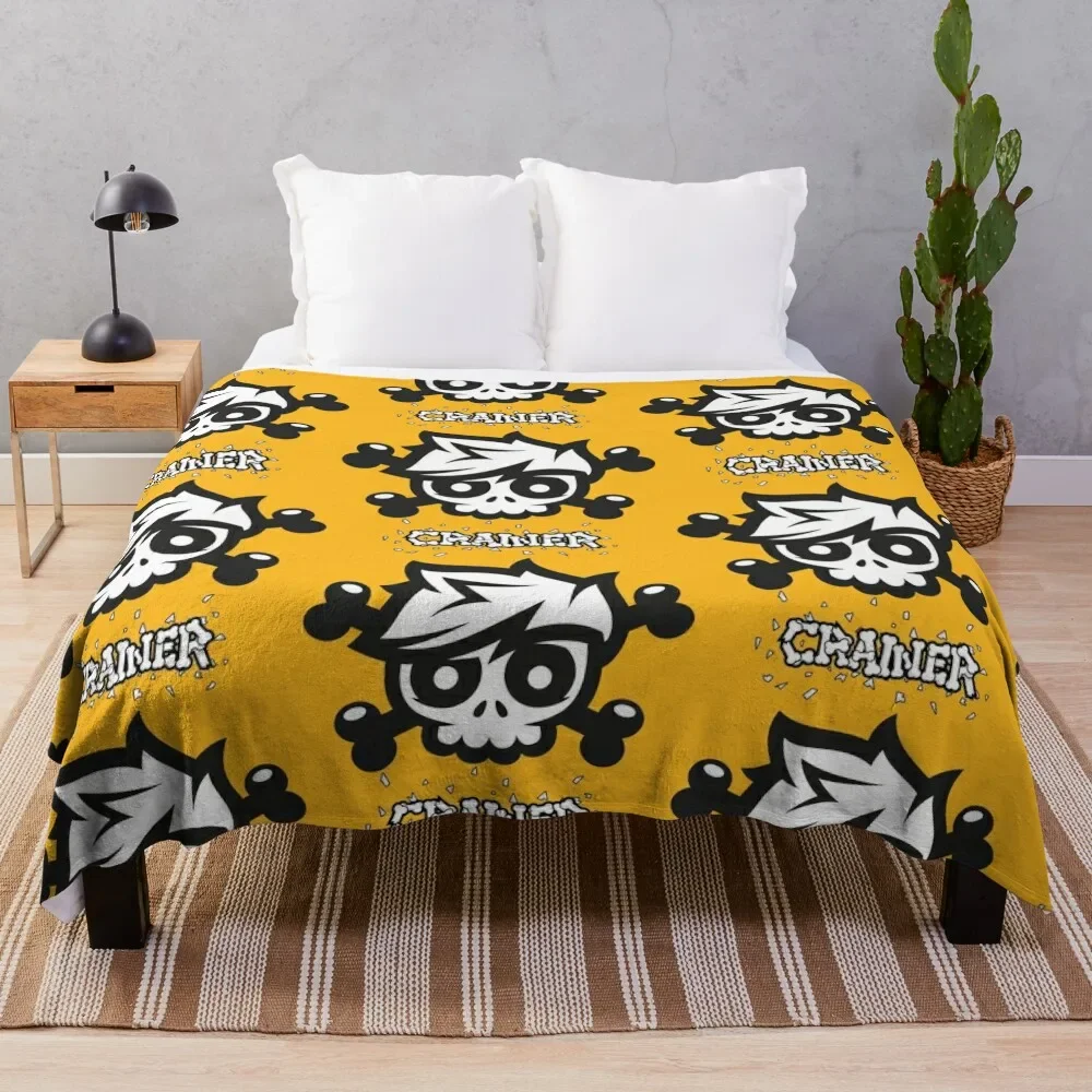 

Crainer Exclusive Logo Throw Blanket Soft Sherpa Fleece Warm Blanket for Winter
