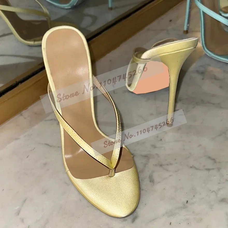 Light Green Satin Clip Toe High Heel Mules Stiletto Heels Outside Modern Slippers Slip-On Flip Flops Summer Dress Shoes Pink view 6