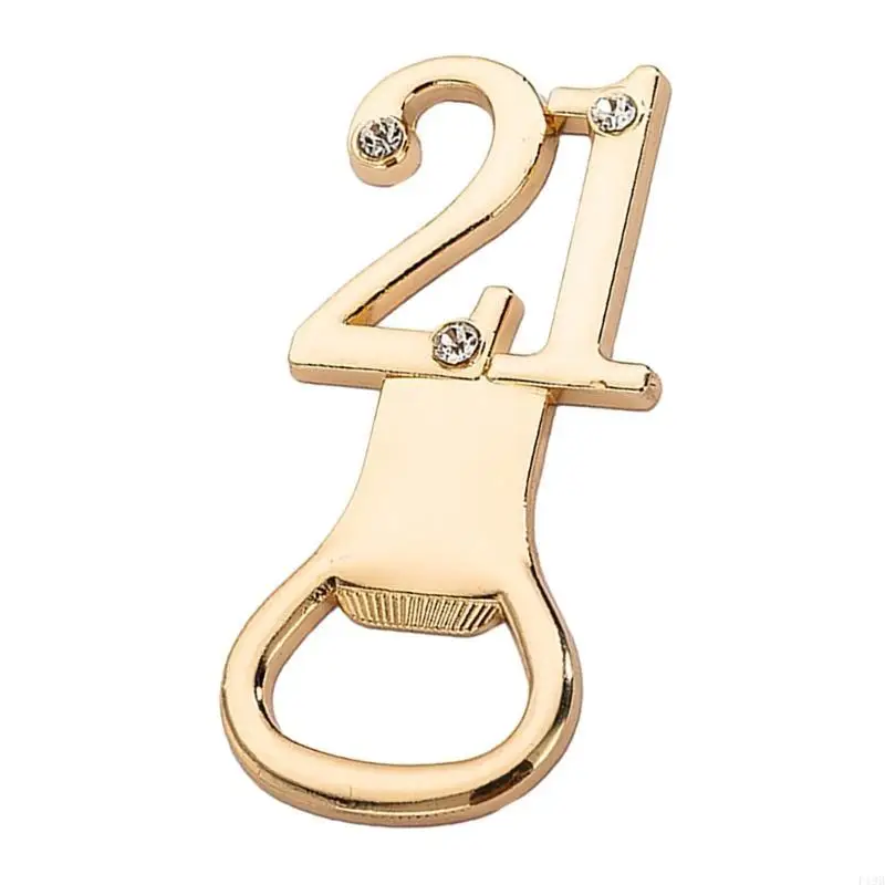 F19B Number Bottle Opener Metal Lid Opener Essential Jar Opener for Parties
