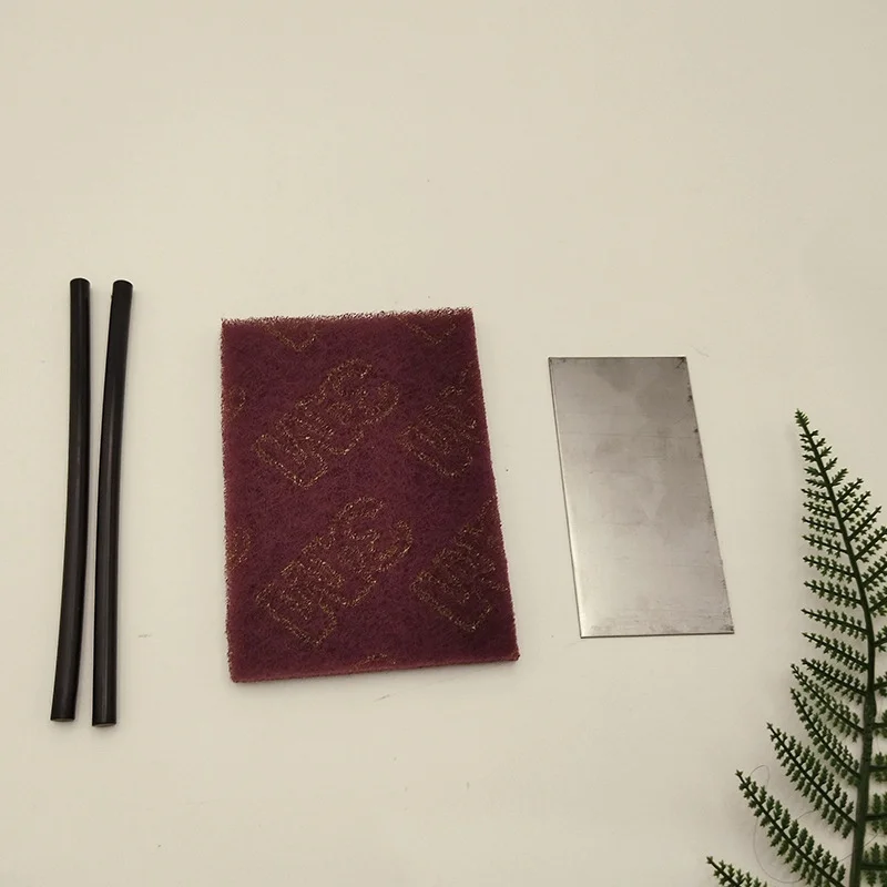 Ski Repair Kit Includes PTEX Repair Stick, Metal Scraper, Polishing Scratch Repair Ski Maintenance