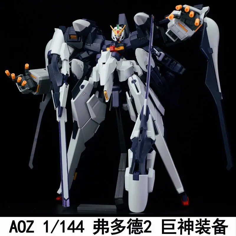 

AOZ HG 1/144 Hguc Hrududu, 2 комплекта, гигантский блок ручного управления, поддерживающие компоненты, комплекты аксессуаров для титанового оборудования, модификации оружия