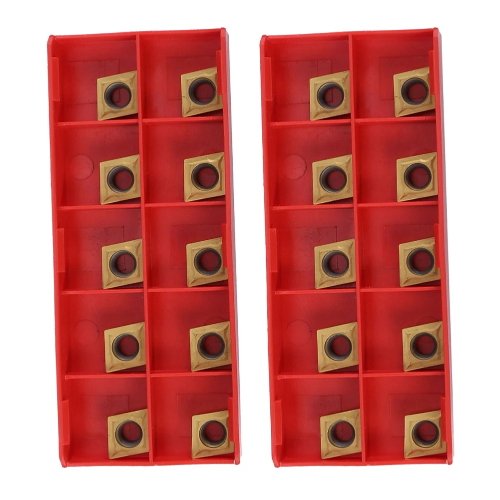 Brand New Hot Sale Protable Carbide Insert US735 Yellow Turning Tool 20PCS 20pcs Accessories CCMT09T304 CCMT32.51