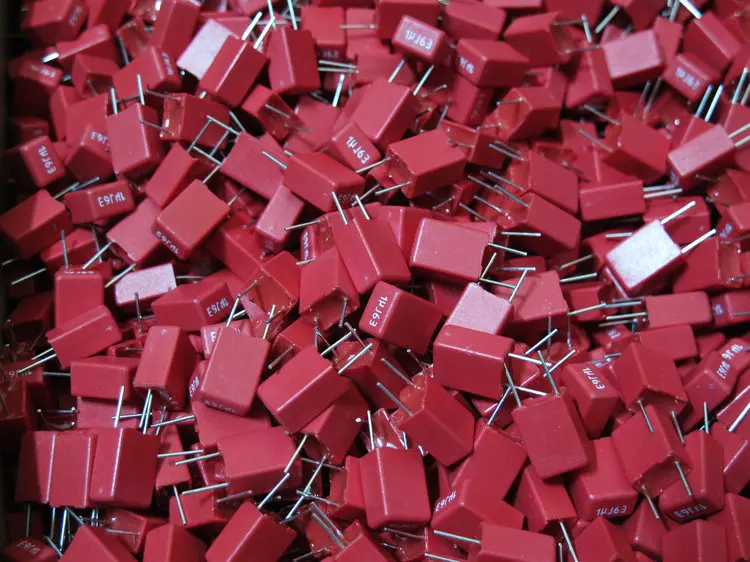 20pcs/50pcs MKS2 1UF 63V 105J Fever film capacitor Copper foot WIMA Weima German free shipping