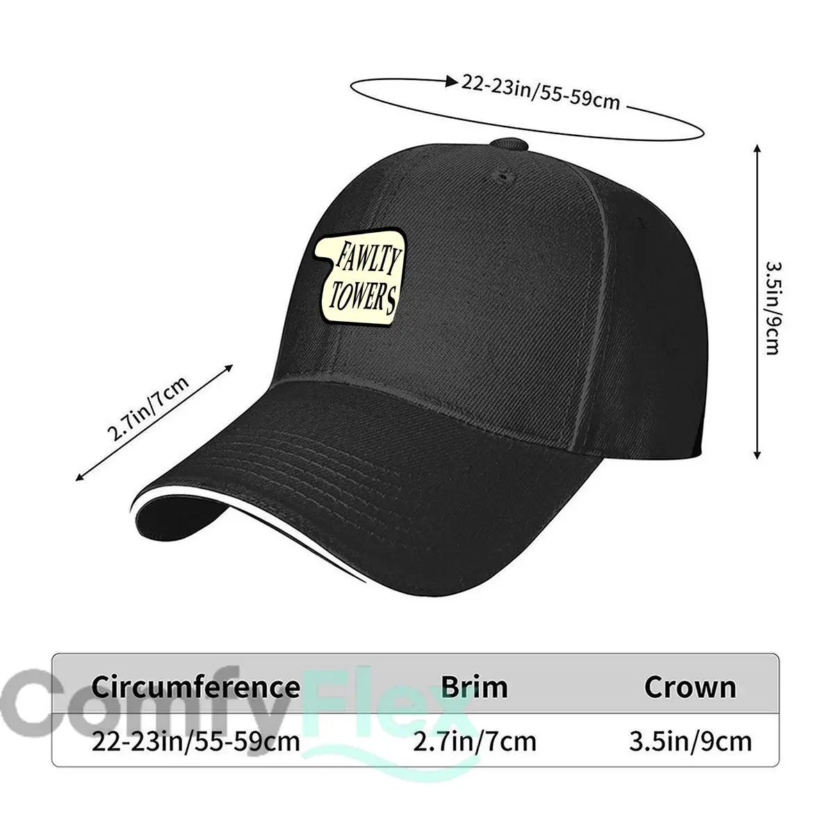 Fawlty Towers TV Comedy Charm Sandwich Baseball Cap For Womens Unisex Female Beach Dad Hat Hip Hop Snapback Cap
