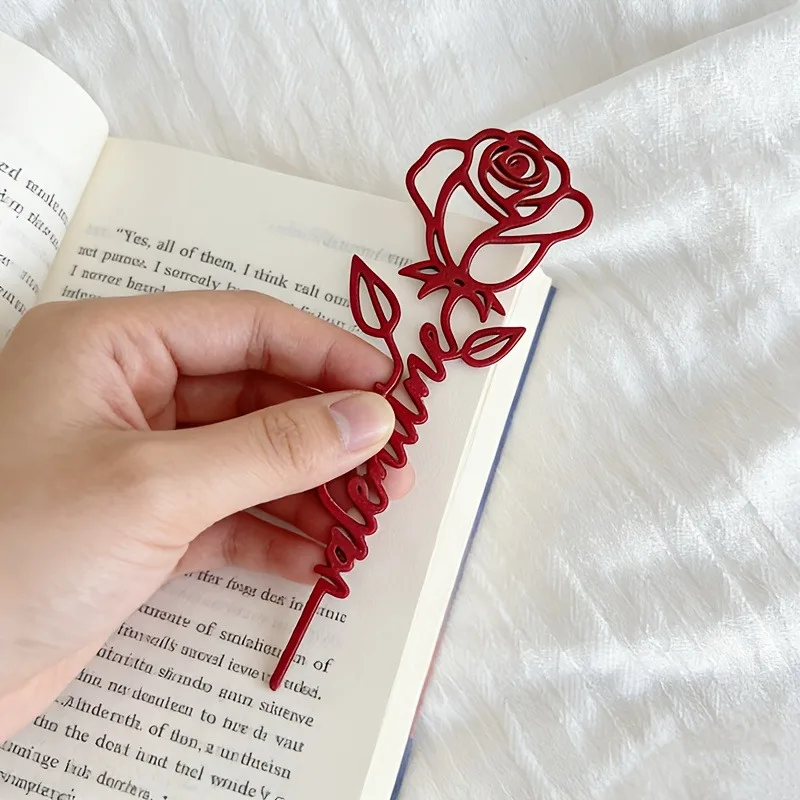 Rose SHAPED BOOKMARK 