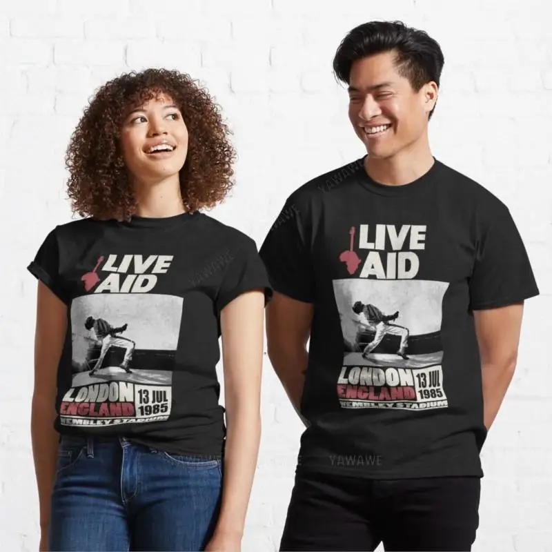 Live Aid at Wembley T-Shirt sweat shirts, men mens t shirts casual stylish Blouse custom t shirts design your own