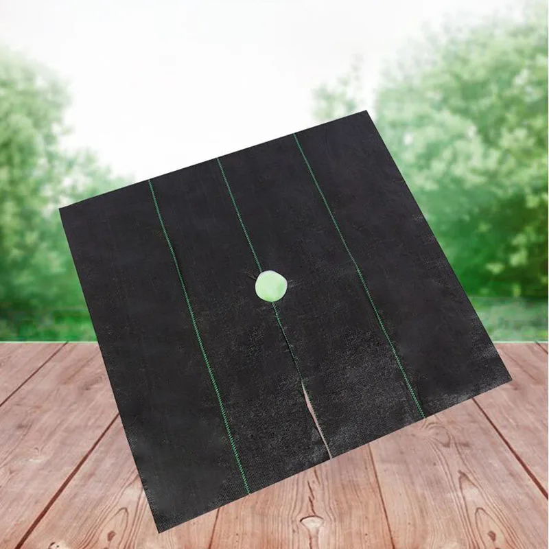 5pcs 0.8M/1M Garden Weed Protection Mat Orchard Weed Barrier Coverage Breathable Moisturizing Degradable Protection Mat D4