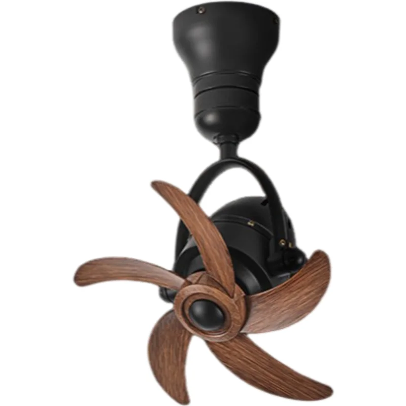 Light Luxury Wall Hanging Mini Swing Ceiling Fan KOTUMY Dual Voltage 110/220V No Lamp Big Airflow Fan for Small Space