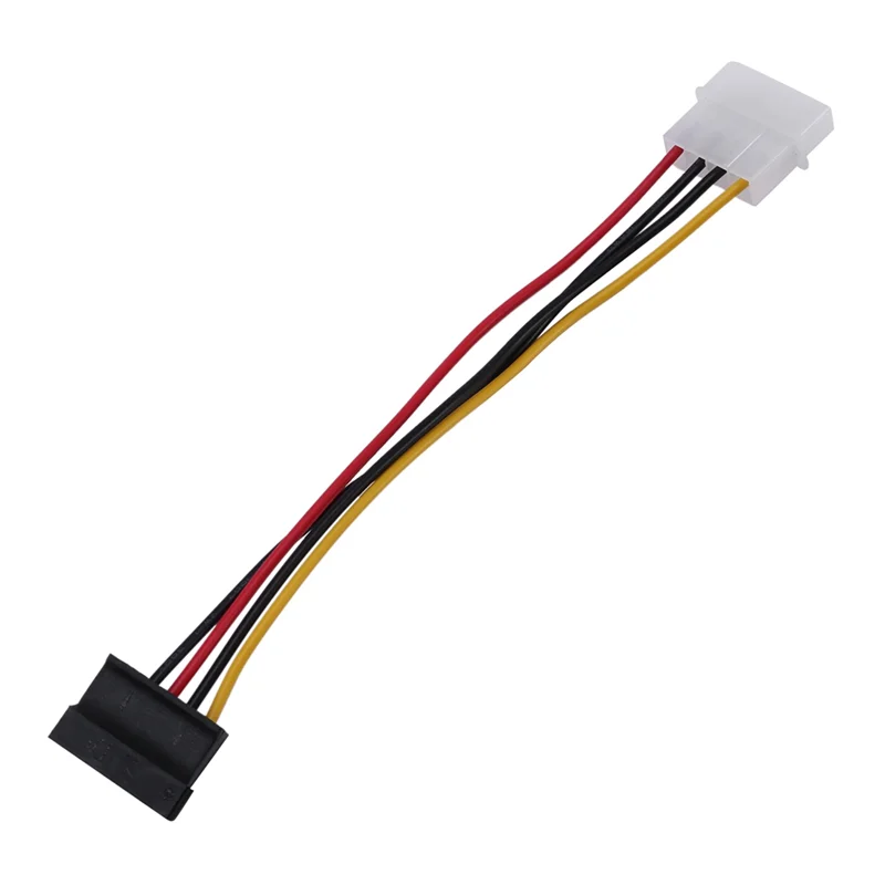 ALIM-3X SATA Power Female To Molex Male Adapter Converter Cable, 6-Inch