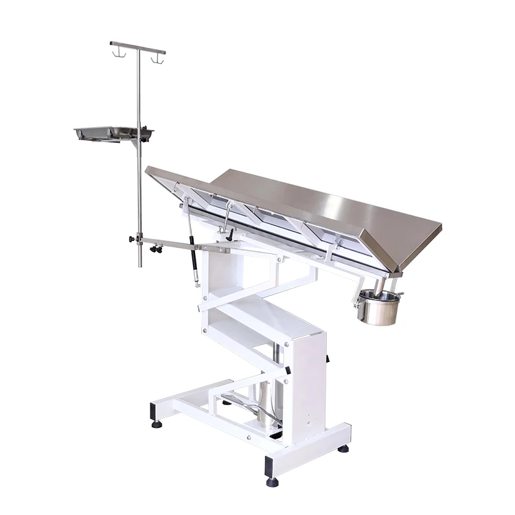

PET Veterinary Hydraulic Electric Lifting V-shaped Operating Table Large Pet Operating Table Stainless Steel