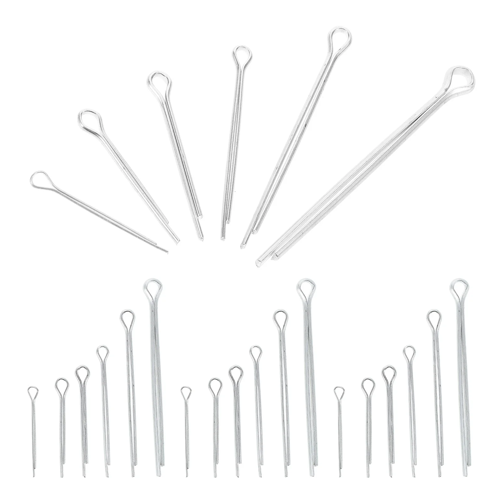 

555pcs Cotter Assortment Kit Spring Steel Precision Durable For Automotive Trailer Repair Diy Projects Cotter Kit Pin Clips