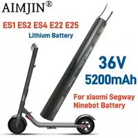 Original True Capacity 36V 5200mAh Ninebot Scooter ES1 ES2 ES3 ES4 E22 E25 Intelligent Electric Scooter Internal Battery