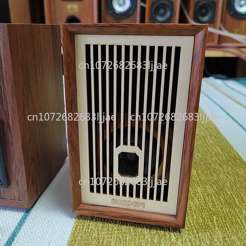 Audiophile-Grade Small Passive Speakers Bluetooth Home Bookshelf Computer Desktop Audio Power Amplifier Set
