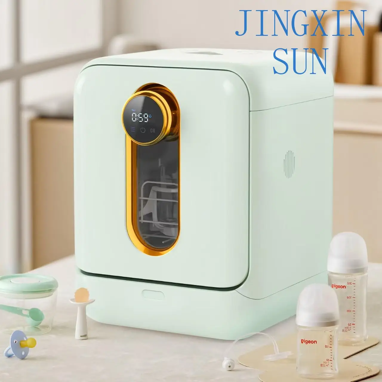 2025 3-in-1 Electronic  Bottle Washer Steriliser & Drying Machine with Spoon Cleaning Function for Milk Bottles