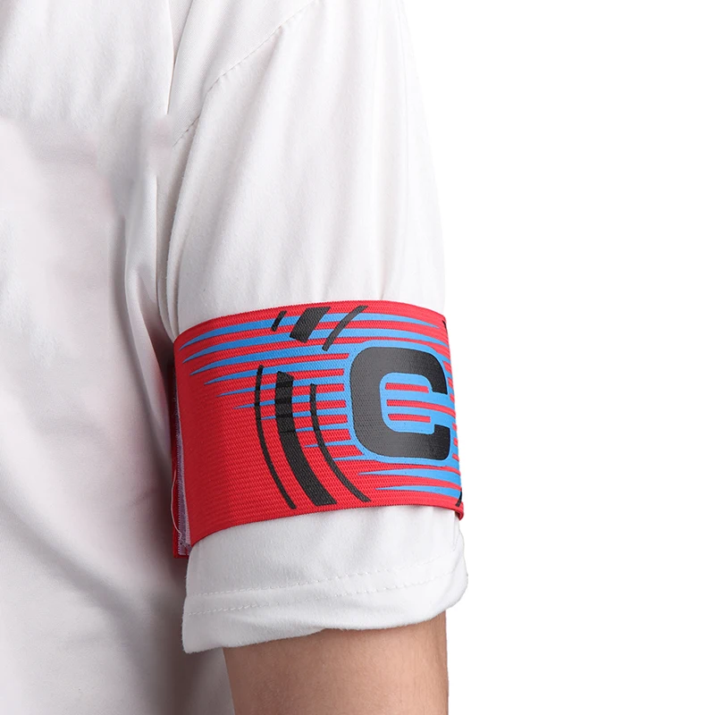 

Captain Armband Colorful Football Soccer Flexible Adjustable Player Armband