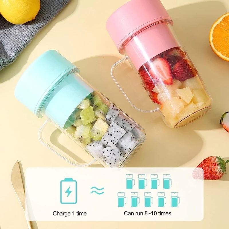 كوب عصير محمول، خلاط محمول، عصارة فواكه قابلة لإعادة الشحن، خلاط فواكه