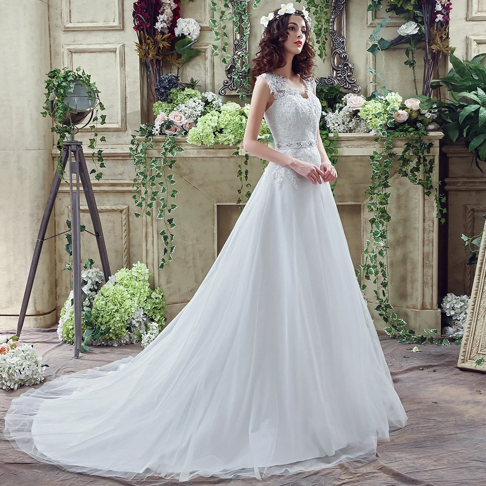 Bohemian Beach Wedding Dresses with Sleeveless 2026 Robe De Mariage For Women Vintage Crochet Lace Country Garden Boho Bride view 4