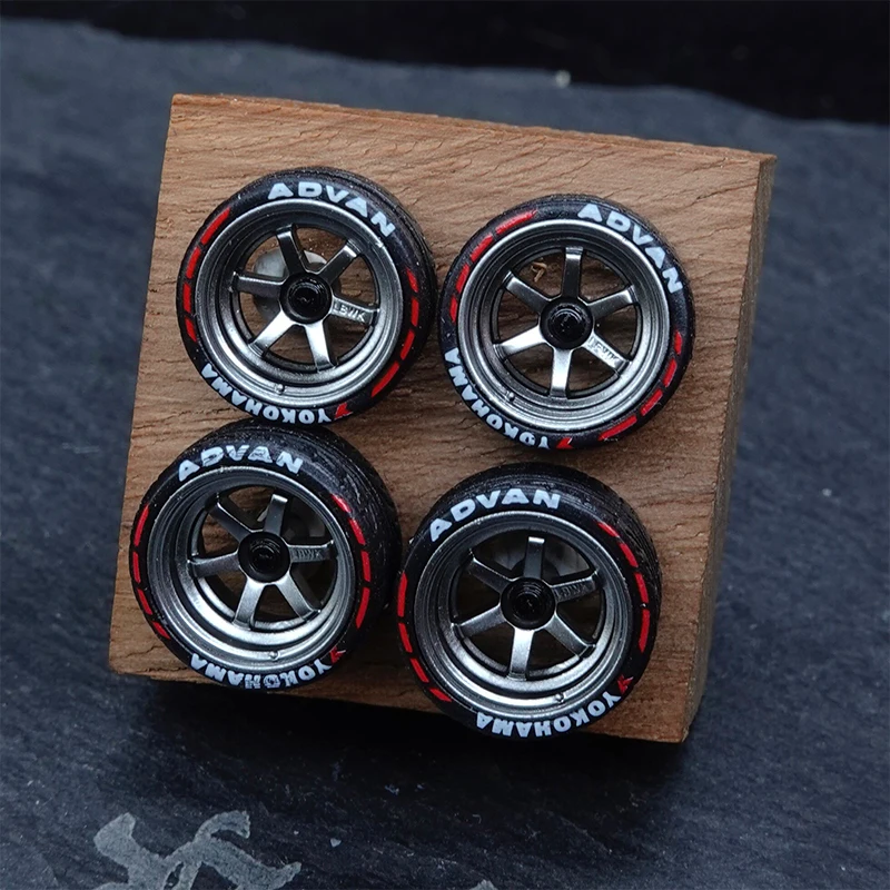 Rodas Proporcionais PuffStudio_1/64 - Estilo de Modificação LD97-LD36-8.5/8.8mm - Acessórios para Modelos de Carros