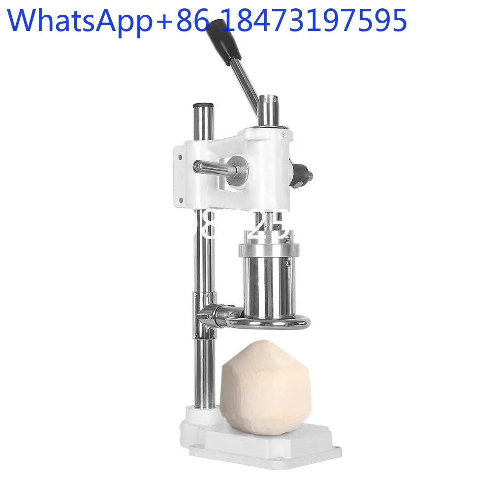 Fruit shop stainless steel coconut lid opening machine, chain fruit shop coconut lid opening machine
