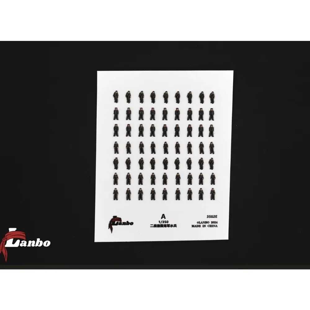 

Lanbo Models 3502E 1/350 WWII German Navy Sailors 3D Printed For Model Building Kit