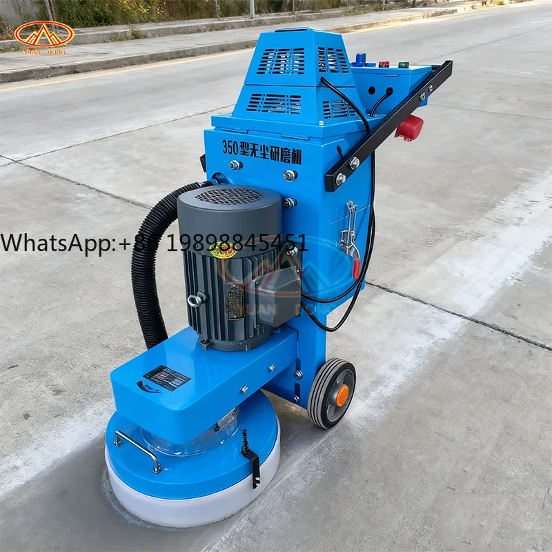 

Шлифовальный станок для бетонного пола большой площади YM-630 Ручной алмазный шлифовальный станок для бетона с вакуумной шлифовкой пола