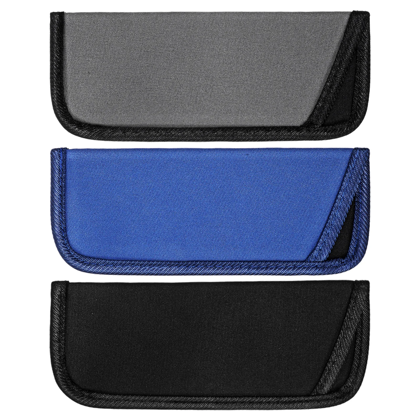 

3pcs Glasses Bag Sunglasses Case Eyeglass Eyewear Protective Pouches Soft Storage Portable Lightweight Compact