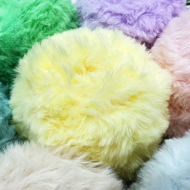 Coarse Yarn Imitates Rabbit Hair Long Haired Mink Fur Line Handmade Crochet and Weaving DIY Jacket Sweater Cat Ear Hat Scarf