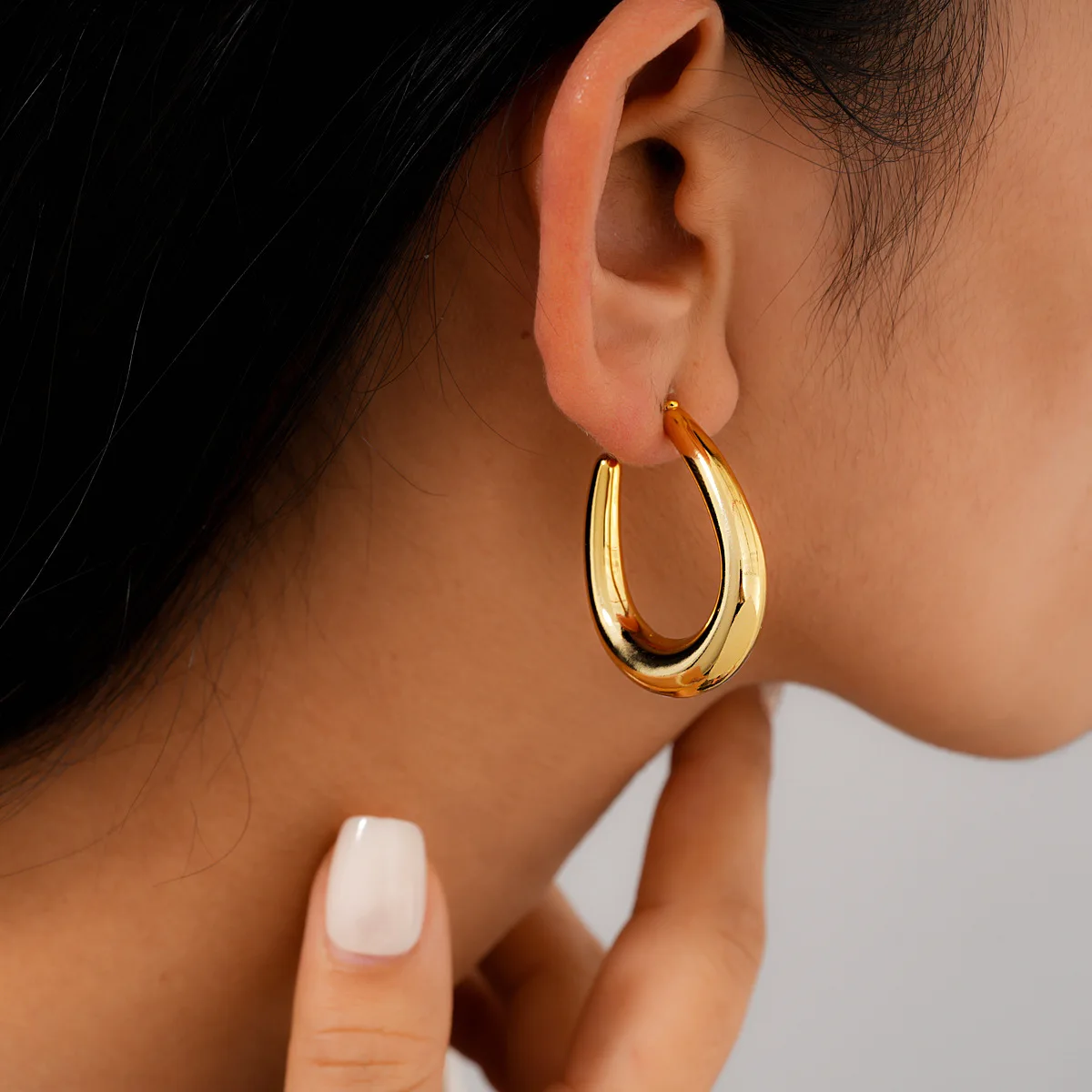 12pcs Hoop Earrings Set for Women Gold/Silver Mixed Multi-Design Trendy Fashion Jewelry Gift
