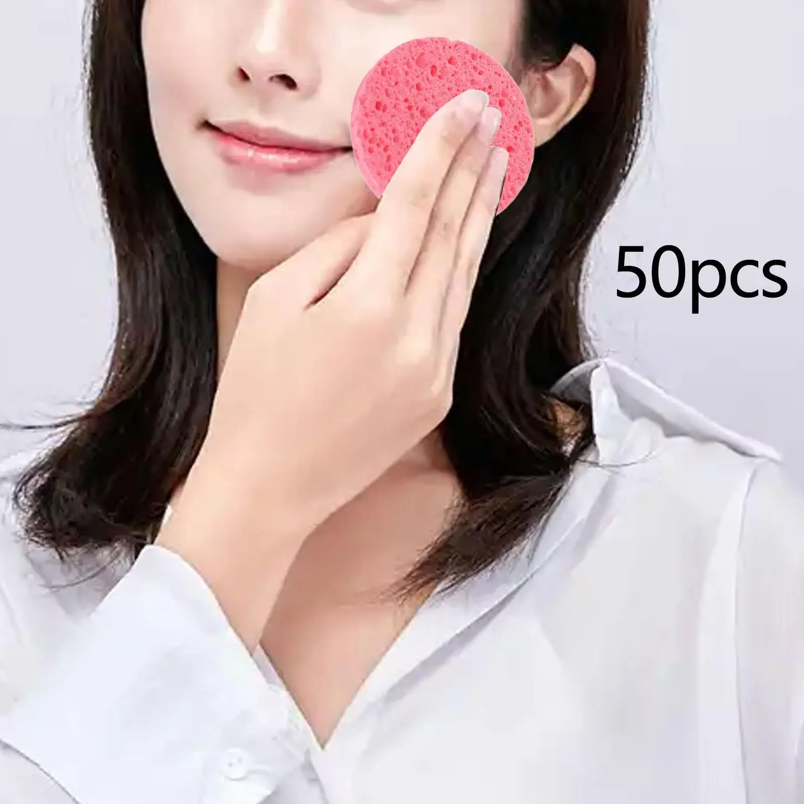 フェイシャルスポンジ 優しくメイク落とし、携帯用、美容スキンケア 女性と女の子向け 洗顔と浄化 スポンジ