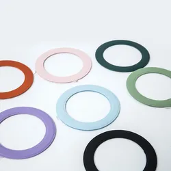 Liquid Silicone Ring Sticker Magnetic Ring Circle Attachment for Magsafe Magnet Wireless Charging for Apple IPhone