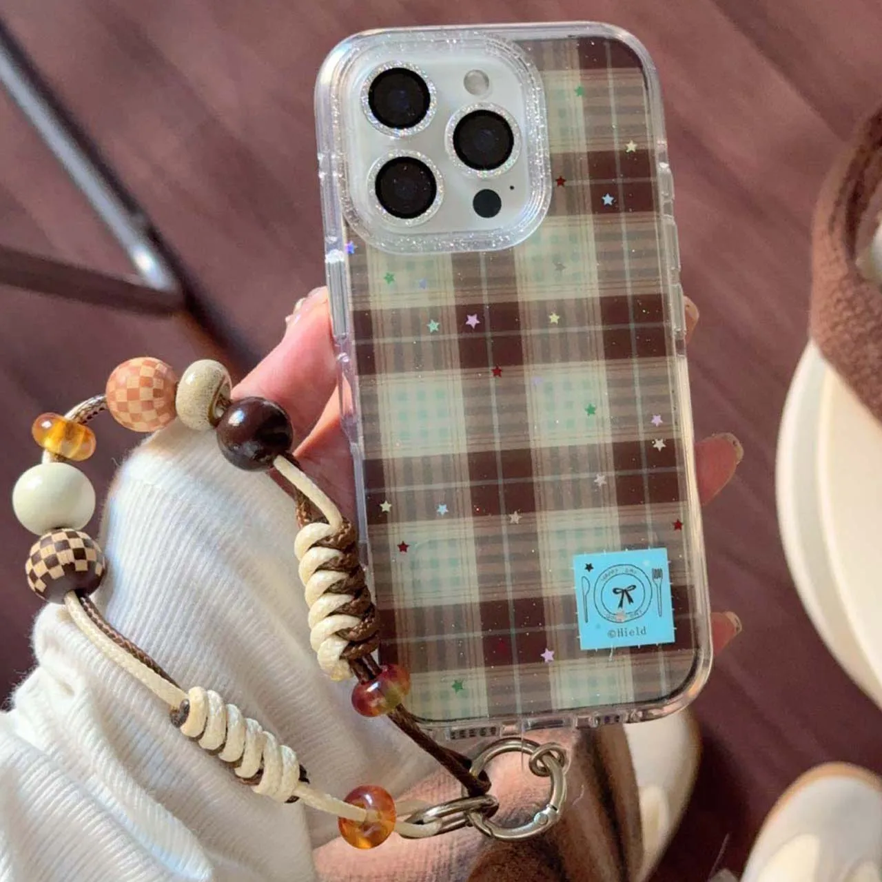 بريق ريترو تحقق شعرية imd قذيفة غطاء سوار بارد آيفون 17 برو ماكس 13 14 15 16 برو ماكس ins جراب هاتف