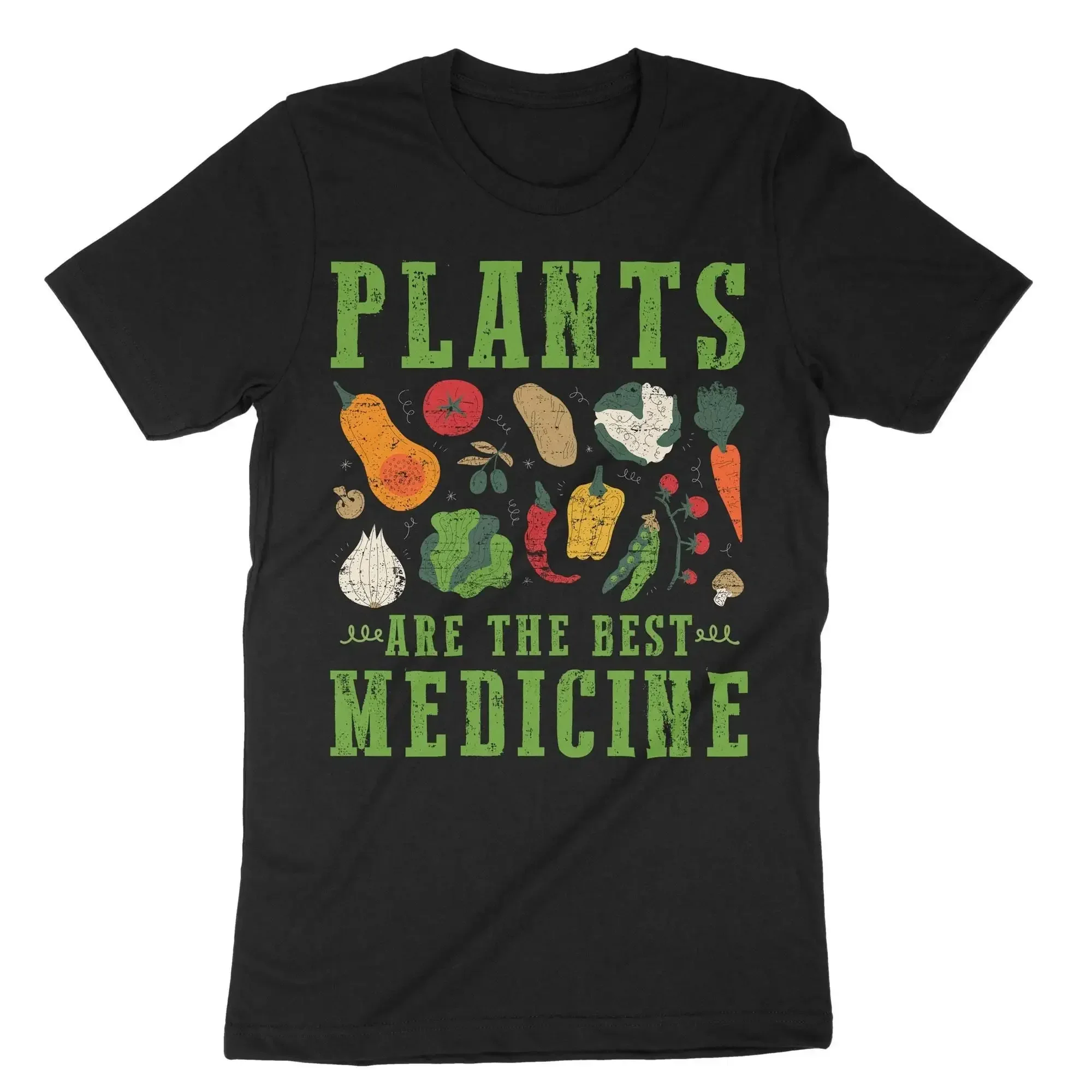 Plants Are The Best Medicine T Shirt Plant Lovers For Vegan Vegetable Veggie Eater