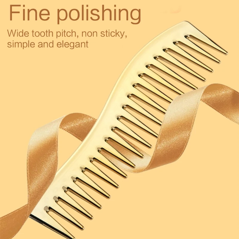 Electroplated Hair Combs Hair Brush Comb Barber Hair Comb Hair Styling Tools Salon Accessories for Hair Stylists image 3