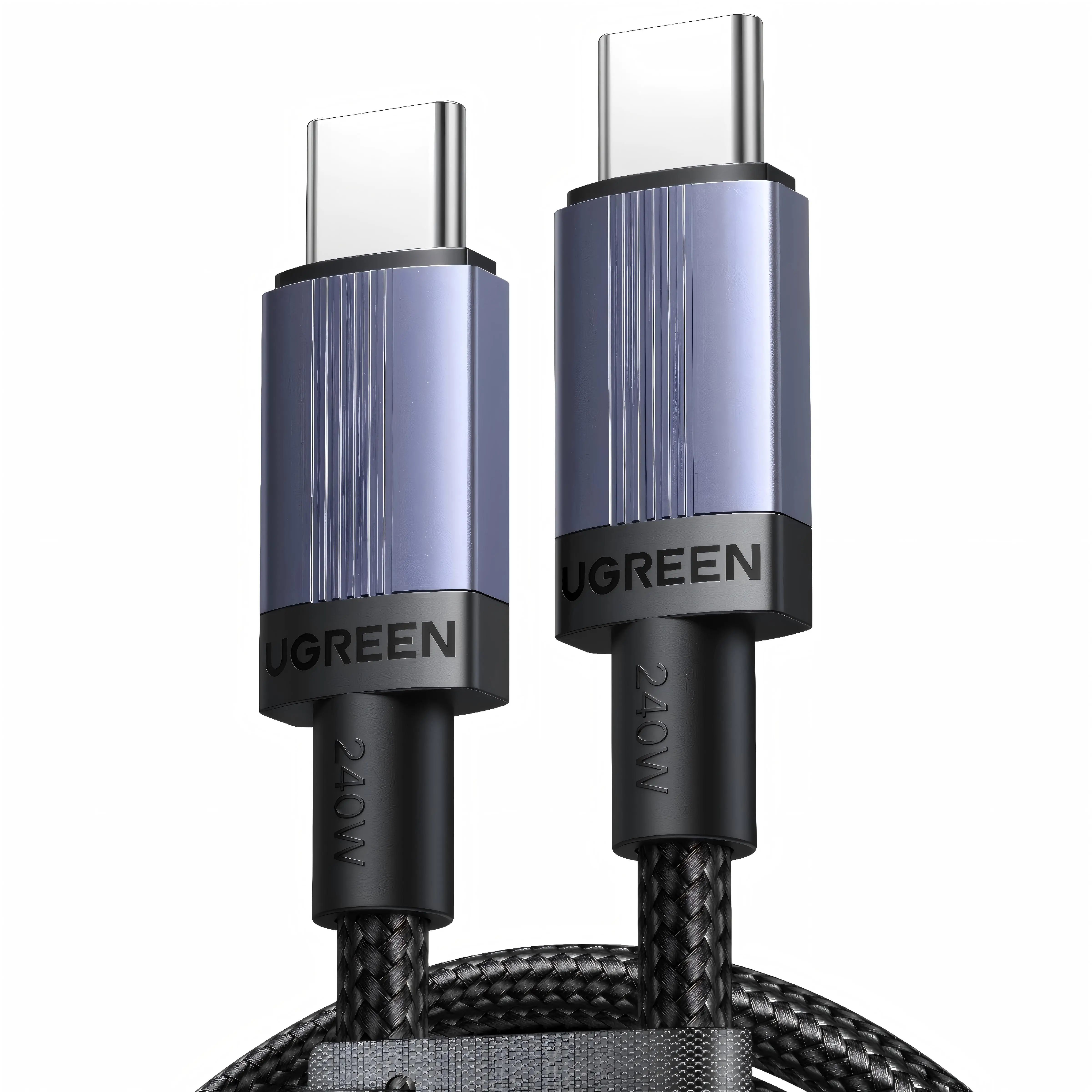 UGREEN 240W Kabel USB Typu C do Typu C 100W PD 3.1 Szybkie Ładowanie do APPLE Macbook Xiaomi Samsung Android Notebook 1m 2m — zdjęcie produktu 6