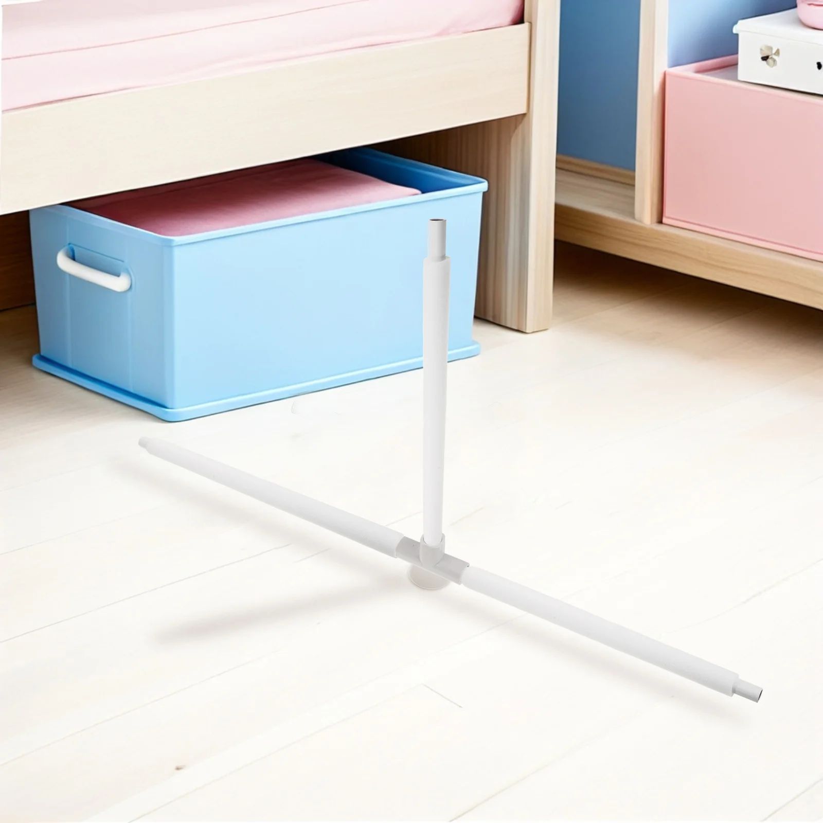 1 set 1 set parti di ricambio per box per bambini tubo ferroviario di sicurezza per bambini con aste in acciaio inossidabile avvolte in spugna per portatile stabile