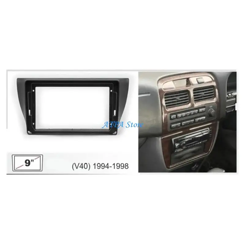 U13C Thin Profile Car Multimedia Panel ABS Plastic Housing Interior Integration