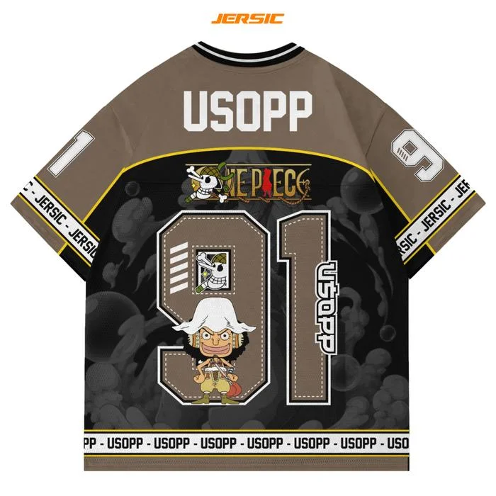 91 camisa de uma peça deus usopp anime estilo kpop beisebol hóquei basquete camiseta moda anime unissex camisetas confortáveis topos