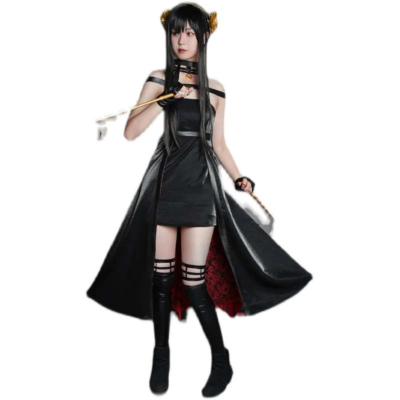 Hot Anime spyonix family Anya Forger Costume donne adulte Deluxe Halloween Cosplay Outfit Fancy Dress