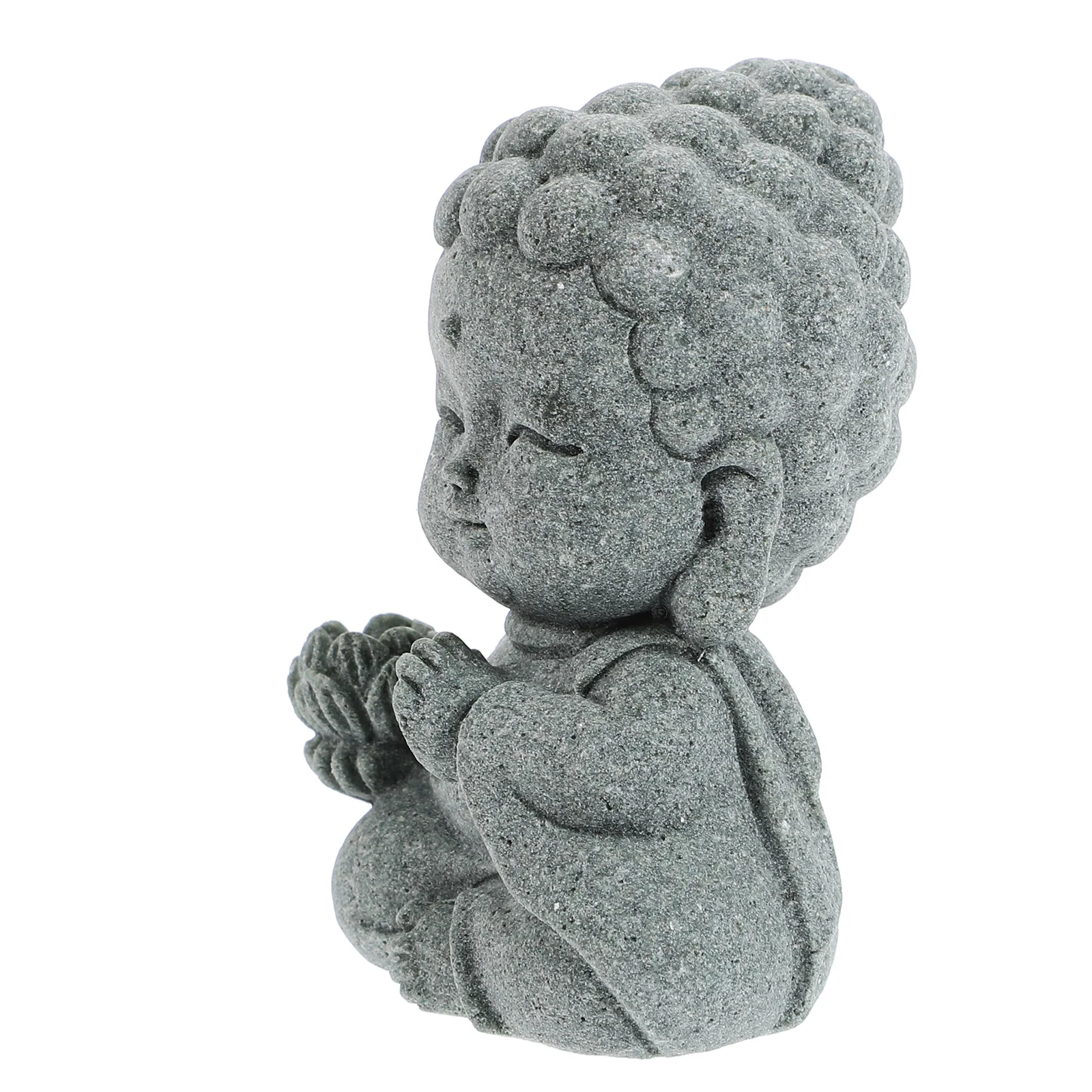 

Buddha Statue Small Lightweight Wear Resistant Fish Tank Decoration Aquarium Decor Garden Buddha Sculpture Statue for Home