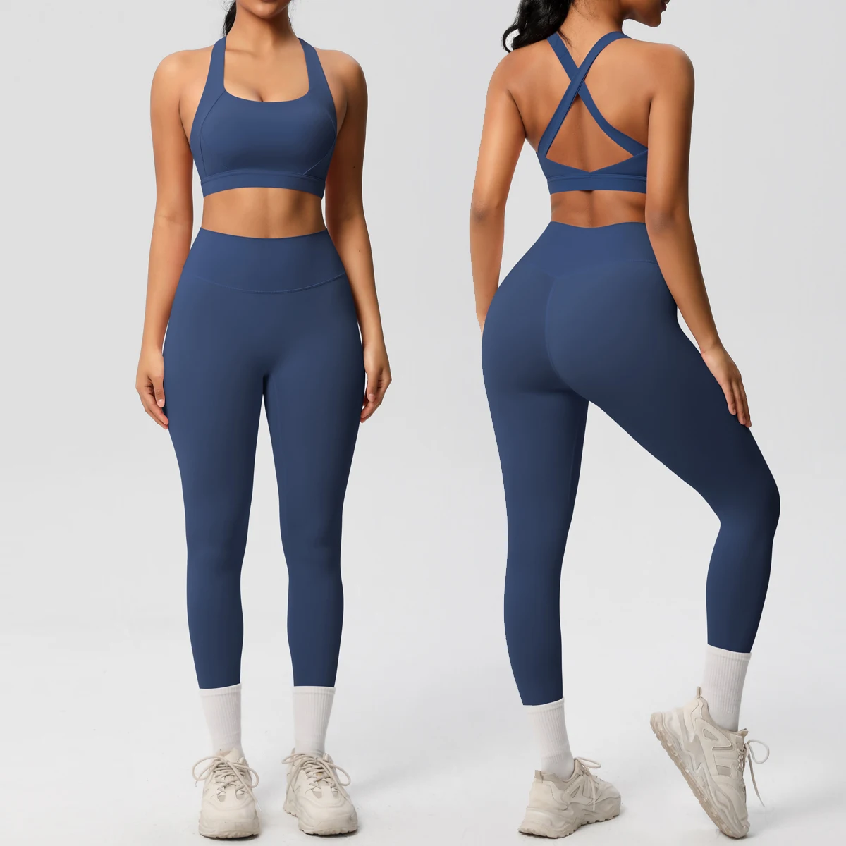 

2 Pieces Sportswear Yoga Set Gym Sports Bra Leggings Clothes Sportswear Yoga Suits For Women Fitness Set Tracksuit