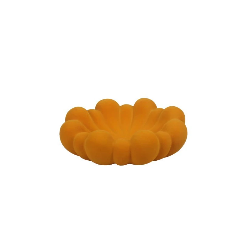 

New Art Modern French Storage Tray Simple Petal Fruit Plate Decoration