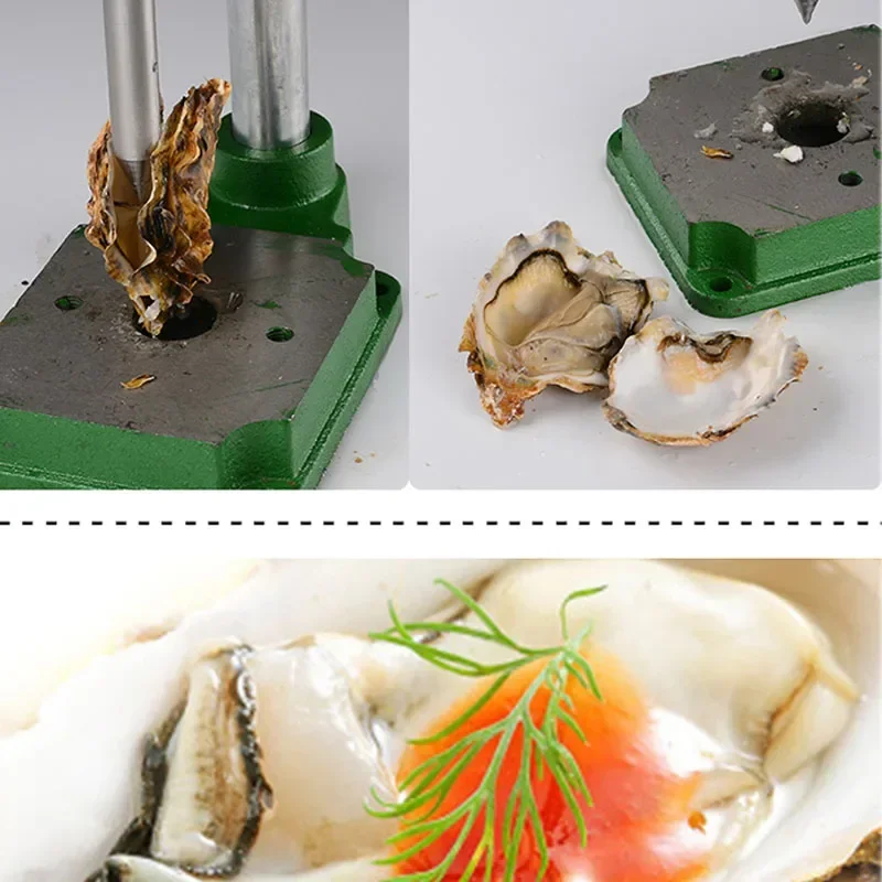 جديد مفتوح المحار قطعة أثرية خاصة حدق الفولاذ المقاوم للصدأ أداة الشواء آلة تجارية المهنية المحار قذيفة فتاحة