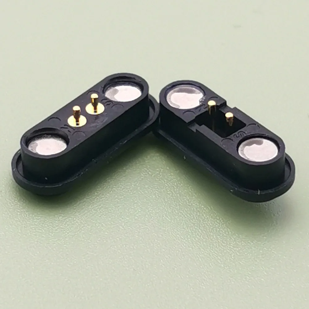 موصل مغناطيسي مقاوم للماء للإناث والذكور ، تباعد غرزة ، مقبس طاقة تيار عالٍ ، 2 دبوس ، 2 أ ، 12 فولت العاصمة ، 10