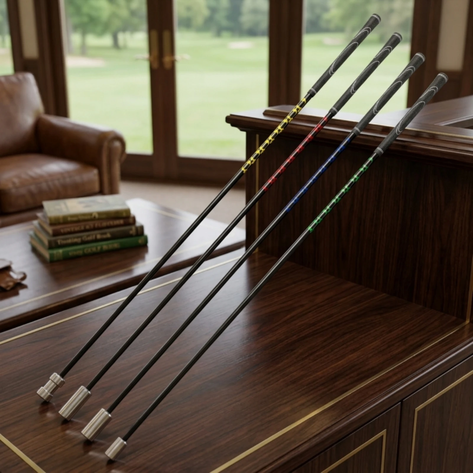 bastone-per-allenamento-golf-portatile-con-testa-pesata-attrezzatura-sportiva-ambidestra-premium-per-golfisti