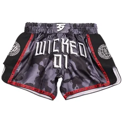 W16 match Muay Thai pants fighting shorts fitness Sanda training boxing suit sanda