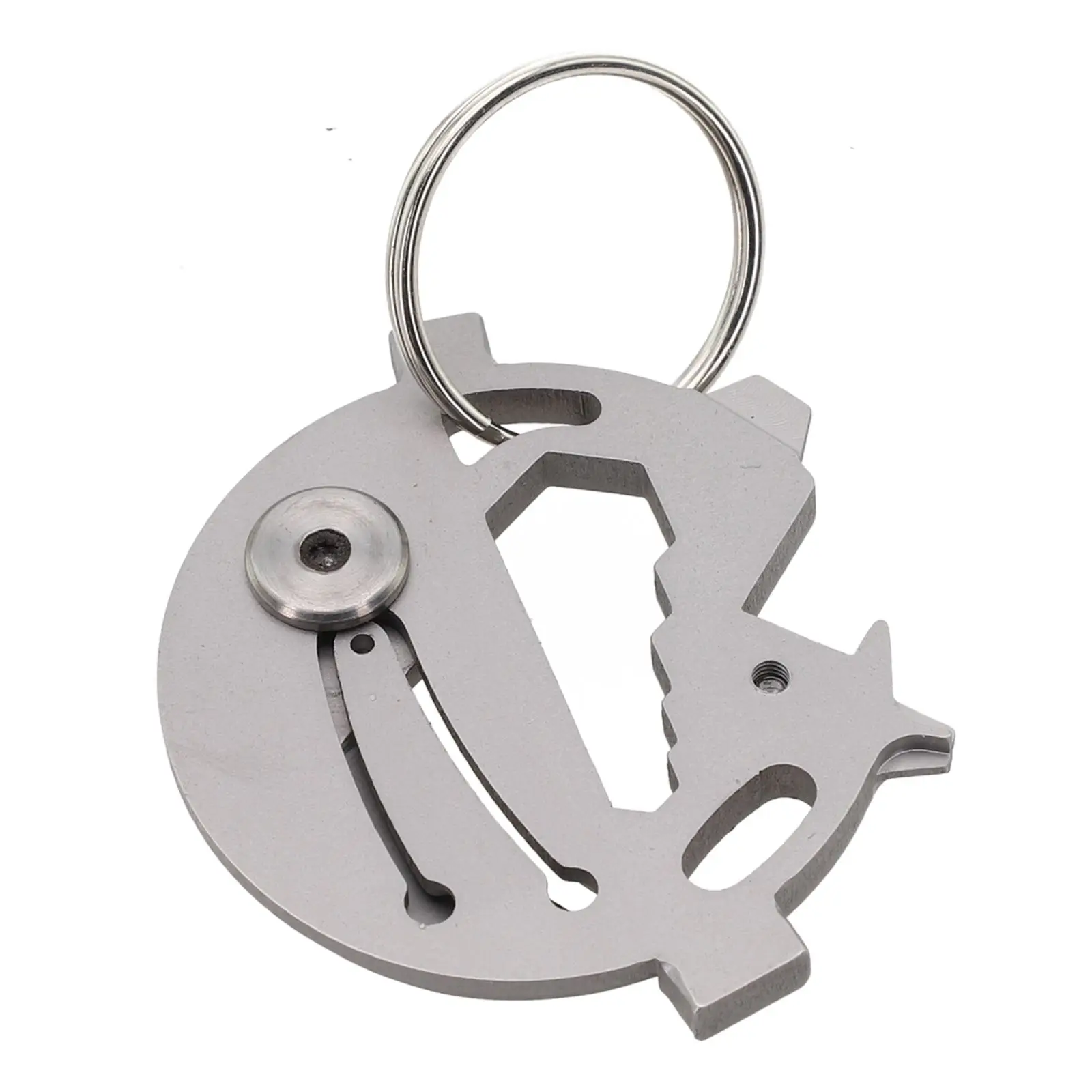 

Coin Cycling Coin Keychain Wrench Pendant Metal Multi Card Tool Home Multifunctional Note Outdoor Package Content